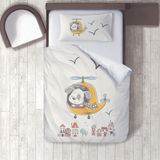 İnstababyrooms 136 Dijital Baskılı Renkli 160x220 cm Bebek Nevresim Takımı