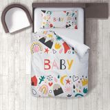 İnstababyrooms 1362 Dijital Baskılı Renkli 160x220 cm Bebek Nevresim Takımı