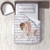 İnstababyrooms 1401 Dijital Baskılı Renkli 160x220 cm Bebek Nevresim Takımı