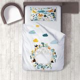 İnstababyrooms 1404 Dijital Baskılı Renkli 160x220 cm Bebek Nevresim Takımı