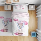 instababyrooms Çocuk Odası Çift Taraflı Dijital Baskılı Çarşafsız Nevresim Takımı Model 00060 - 160 x 220 cm - 001-Renkli