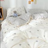 instababyrooms Tek Kişilik 160X220CM Pamuklu Çarşafsız Nevresim Takımı Model 00004 - 160 x 220 cm - 001-Renkli