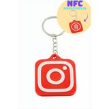 Instagramlogolu 3D Baskılı Nfc Anahtarlık