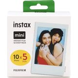 Instax Fujifilm Mini Instant Film, Beyaz 50ER Pack 70100138444 - Çok Renkli