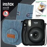 Instax Mini 11 Siyah Fotoğraf Makinesi ve Jean Aksesuarlı Seti 2