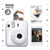 Instax Mini 12 Beyaz Çerçeve 10'lu Mini Film ve Fotoğraf Makinesi Seti