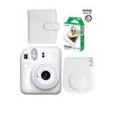 Instax Mini 12 Beyaz Fotoğraf Makinesi 10'lu Film Ve Albümlü Çantalı Seti-FOTSI00198-ST4-10-KA-DK