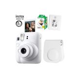 Instax Mini 12 Beyaz Fotoğraf Makinesi 20li Film Ve Pvc Albümlü Çantalı Set 1-FOTSI00198-FB-SET1