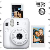 Instax Mini 12 Beyaz Fotoğraf Makinesi ve Fotoğraf Çerçeve Seti