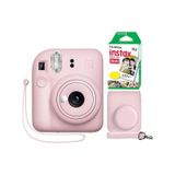 Instax Mini 12 Bundle Box Anlık Fotoğraf Makinesi cicek-pembesi