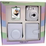 Instax Mini 12 Fotoğraf Makinesi Bundle Box (Beyaz) - Çok Renkli