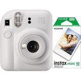 Instax Mini 12 Fotoğraf Makinesi+Askı+pil +10’lu film (BEYAZ)