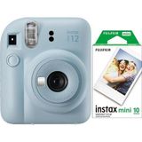 Instax Mini 12 Fotoğraf Makinesi+Askı+pil +10’lu film (MAVİ)
