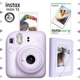 Instax Mini 12 Lila Fotoğraf Makinesi 10'lu Film ve Mini Albüm Seti