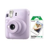 Instax Mini 12 Lila Fotoğraf Makinesi ve 10'lu Mini Film - Altın
