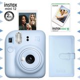 Instax Mini 12 Mavi 10'lu Film Laporta Albüm ve Fotoğraf Makinesi Seti