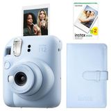 Instax Mini 12 Mavi 20'li Film Laporta Albüm ve Fotoğraf Makinesi Seti
