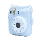 Instax Mini 12 Mavi Fotoğraf Makinesi 10'lu Film Kıskaçlı Resim Standı ve Silikon Kılıf Seti