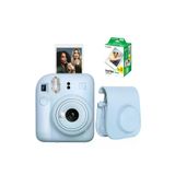 Instax Mini 12 Mavi Fotoğraf Makinesi + Çanta ve 20'li Film
