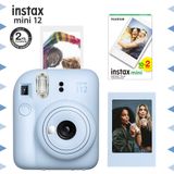 Instax Mini 12 Mavi Fotoğraf Makinesi Çerçeve ve 20'li Mini Film Seti