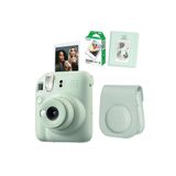Instax Mini 12 Yeşil Fotoğraf Makinesi 10lu Film Ve Pvc Albümlü Çantalı Set 2-FOTSI00197-FB-SET2