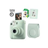 Instax Mini 12 Yeşil Fotoğraf Makinesi 20li Film Ve Pvc Albümlü Çantalı Set 1-FOTSI00197-FB-SET1