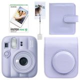 Instax Mini 13 Fotoğraf Makinesi Deri Çanta Albüm Kıskaç ve 10'lu Film Hediye Seti