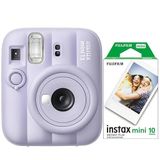 Instax Mini 13 Fotoğraf Makinesi+10'lu film+askı+pil (LİLA)