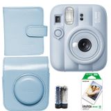 Instax Mini 13 Fotoğraf Makinesi+Çanta+Albüm+10'lu film+askı+pil (mavi)