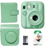 Instax Mini 13 Fotoğraf Makinesi+Çanta+Albüm+10'lu film+askı+pil (yeşil)