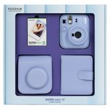 Instax mini 13 Mavi Fotoğraf Makinesi 10'lu Film Kare Albüm ve Deri Kılıf Bundle Box