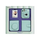 Instax mini 13 Yeşil Fotoğraf Makinesi 10'lu Film Kare Albüm ve Deri Kılıf Bundle Box