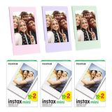 Instax mini 60'lı Film Lila Pembe ve Yeşil 3 Fotoğraf Çerçevesi