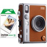 Instax Mini Evo Kahverengi Fotoğraf Makinesi ve 10'lu Film