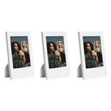 Instax Mini Film Uyumlu Beyaz 3'lü Klasik Fotoğraf Çerçeve Seti