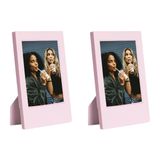 Instax Mini Film Uyumlu Pembe 2'li Klasik Fotoğraf Çerçeve Seti