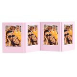 Instax Mini Film Uyumlu Pembe 4'lü Mıknatıslı Fotoğraf Çerçeve Seti