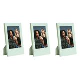 Instax Mini Film Uyumlu Yeşil 3'lü Klasik Fotoğraf Çerçeve Seti