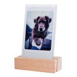 Instax Mini Led Işıklı Ahşap Fotoğraf Çerçevesi