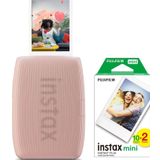 Instax mini Link 3 Pembe Akıllı Telefon Yazıcısı ve 20'li mini Film