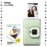 Instax Mini LiPlay Fotoğraf Makinesi Matcha Green + 20'li Film Set