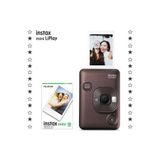 Instax Mini LiPlay Hybrid Deep Bronze 10'lu Film Fotoğraf Makinesi
