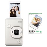 Instax Mini LiPlay Hybrid Misty White 10'lu Film Fotoğraf Makinesi