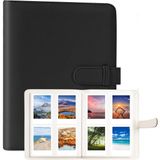 Instax Mini Serisi Uyumlu 256 Fotoğraf Kapasiteli Albüm (9x6 Cm'e Kadar Fotoğraflar Için) - Siyah