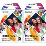 Instax Mini Spray Art 10X2 Film Seti - Çok Renkli