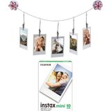 Instax Tüm Mini Makineler ile Uyumlu 10'lu Film ve 5'li Resim Askısı