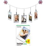Instax Tüm Mini Makineler ile Uyumlu 20'li Film ve 5'li Resim Askısı