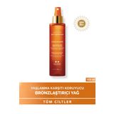 Institut Esthederm Sun Oil Moderate Sun Foto Yaşlanma Karşıtı SPF30 Güneş Koruyucu Bronzlaştırıcı Kuru Yağ 150ML
