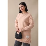 InStyle Etiket Detay Basic Somon Tunik