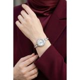 InStyle Minimal Kare Taşlı Gümüş Kadın Kol Saati